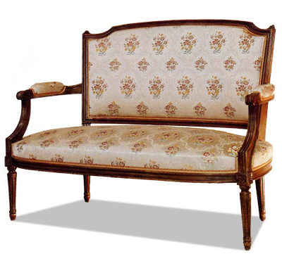 Banquette Louis XVI Marie Antoinette