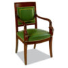 Fauteuil Empire cuir