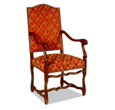 FAUTEUIL LOUIS XIII os de mouton