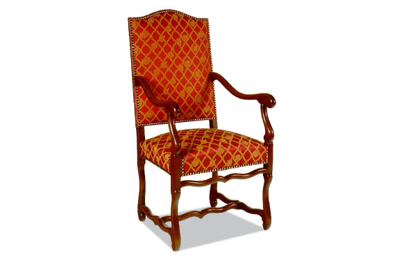 FAUTEUIL LOUIS XIII os de mouton