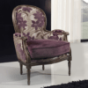 Bergère de style Louis XVI médaillon