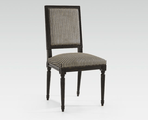 Chaise Louis XVI Jacob laqué noir