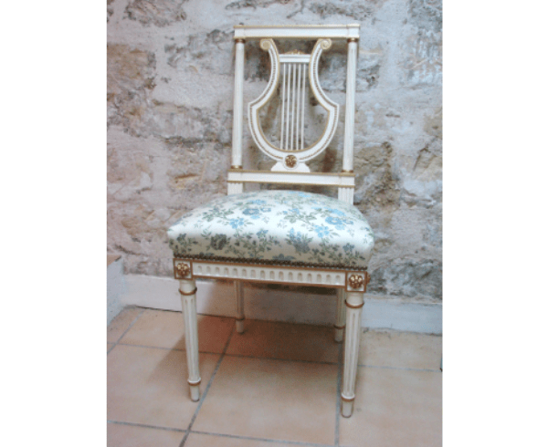 Chaise Louis XVI lyre