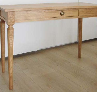 Table console extensible en chêne