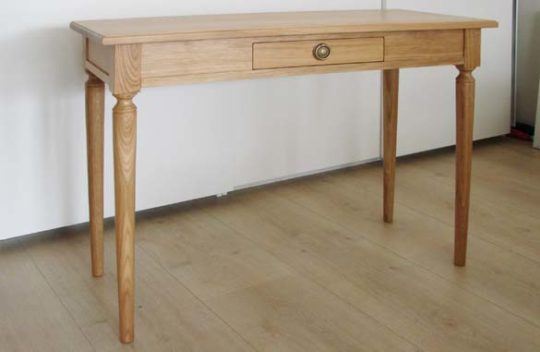 Table console extensible en chêne