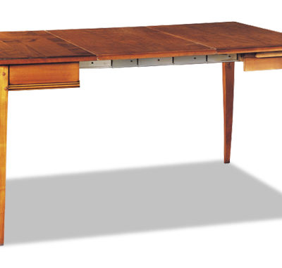 Table console extensible merisier