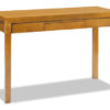 Table console extensible moderne en merisier