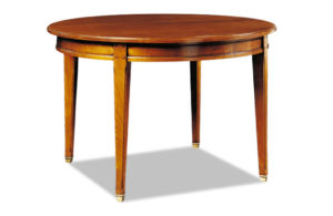 Table ronde directoire en merisier