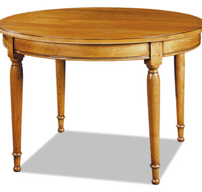 Table ronde au style Louis Philippe en chêne