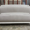 Lit complet de style Louis XVI avec panneaux en tissu
