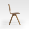 Chaise design en chêne Chevron