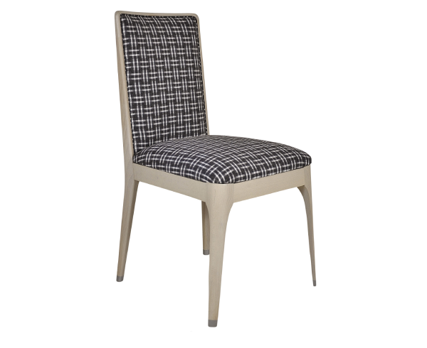 Chaise moderne en tissu Augustine