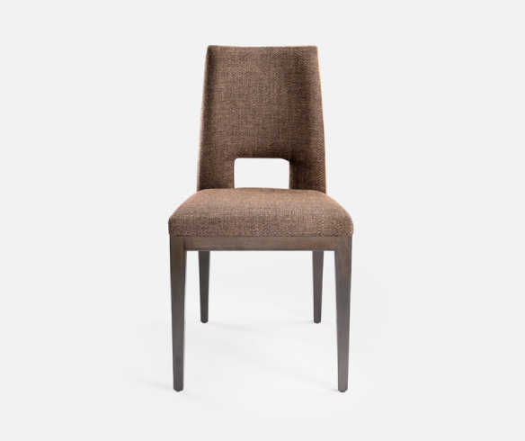 Chaise moderne en tissu, modèle Merryl