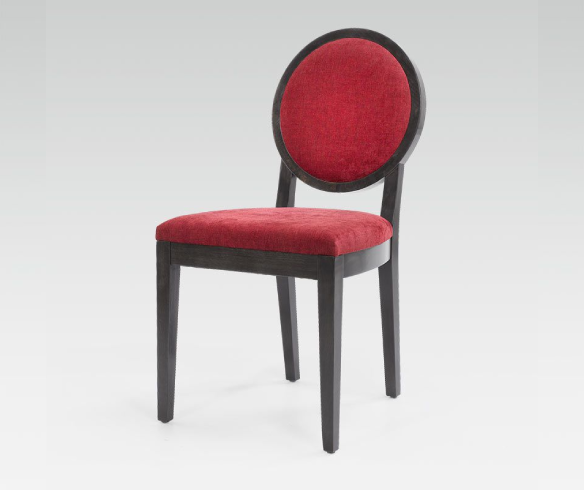 Chaise moderne en tissu modèle Chelsea
