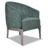 Petit fauteuil moderne tonneau