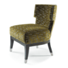 fauteuil chauffeuse moderne en tissu