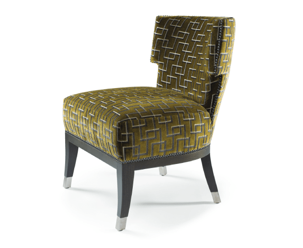 fauteuil chauffeuse moderne en tissu