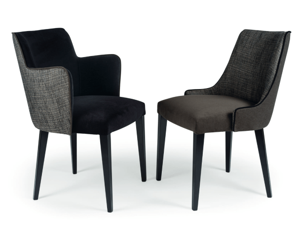 Fauteuil bridge moderne en tissu, référence Cosmos