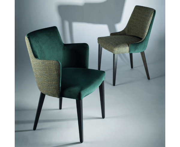 Fauteuil bridge moderne en tissu, référence Cosmos