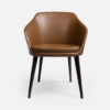 Fauteuil moderne en cuir, référence Gaya