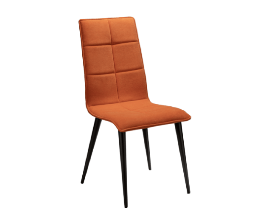 chaise moderne en tissu, modèle Zoé