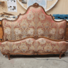 Lit Venitien de style Louis XV, sculptures fleurs